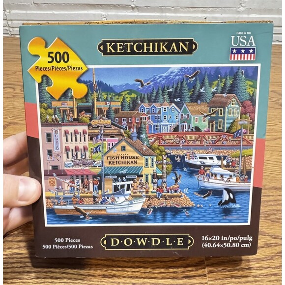 Dowdle Jigsaw Puzzle‎ - Ketchikan - 500 Piece - Picture 1 of 10